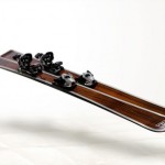 chanel parabolic skis rosewood fiberglass aluminum
