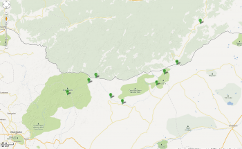 Map 1 - Mongolia Section into Russia