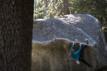 Beth Rodden climbing in Yosemite National Park. Photo: Corey Rich / OR