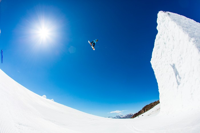 Female Snowboarder Spencer Obrien; Photo: Peter Morning