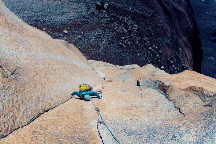 Lindsey on La Esfinge in Peru