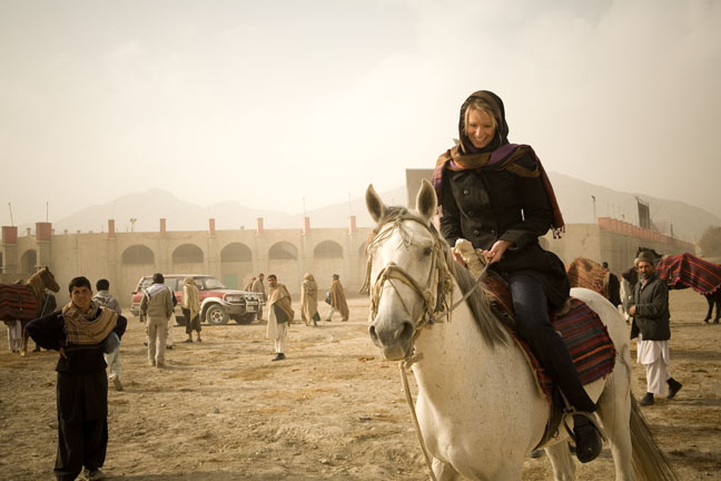 Shannon Galpin Mountain to Mountain buzkashi princess