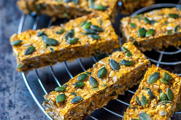 Pumpkin Oat Energy Bars Recipe