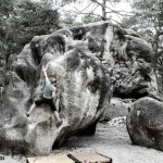 Bouldering in Fontainebleau, France