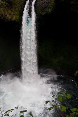 Metlako Christie Eastman kayak waterfall
