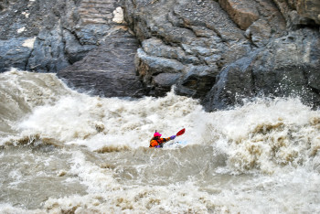 kayak waterfall christie eastman