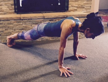 core strength plank pose