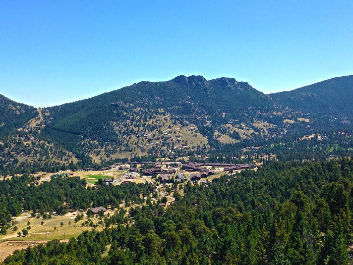 A view of the YMCA campus from one of our hikes. 